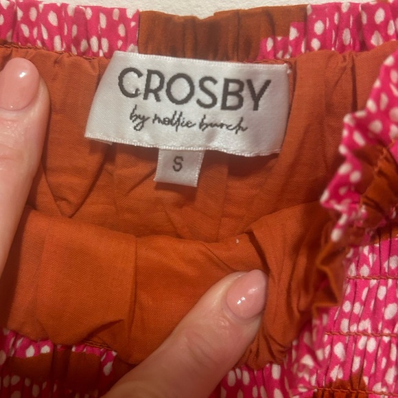 Crosby Jade Dress in “Jumping Jags” - maxi dress with smocked bodice - Picture 6 of 10